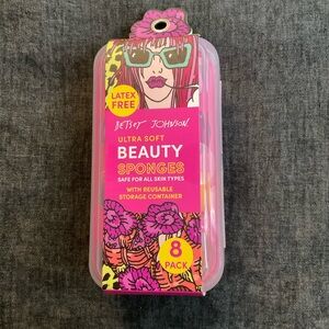 Betsey Johnson Makeup Beauty Sponges, 8 pack, rainbow colored, NWT